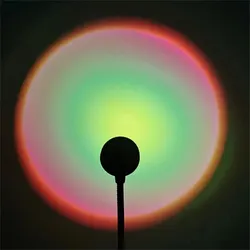 USB Sunset Lamp - LED Rainbow Night Light Projector for Atmospheric Home Décor (Pattern5)