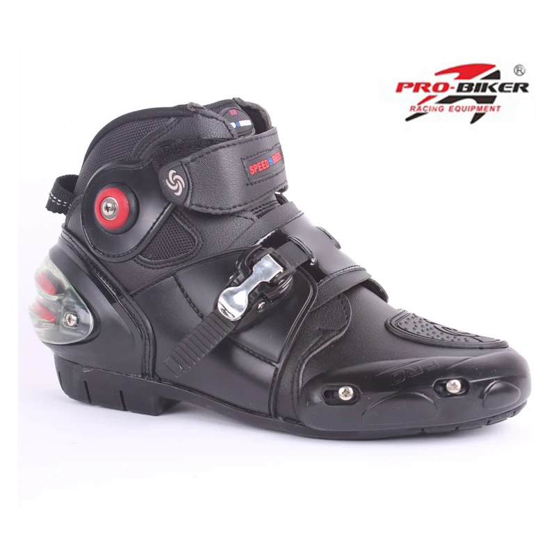 Motorcycle boots Pro-biker A9003 automobile racing shoes off-road motorcycle boots Professional moto black botas Speed Sports Motocross
