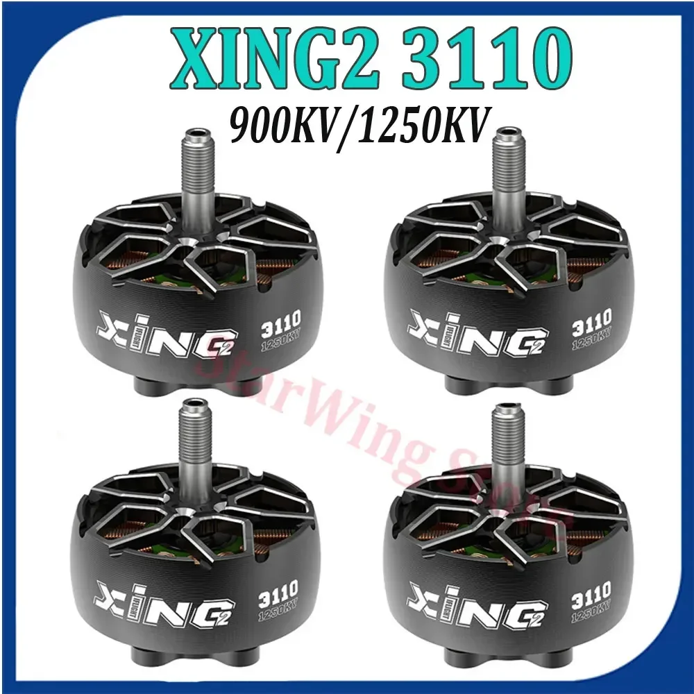

Бесщеточный двигатель IFlight XING2 3110 кв 6S кв 8S с валом из титанового сплава 5 мм для радиоуправляемого FPV Cinelifter X8Pro Protek60