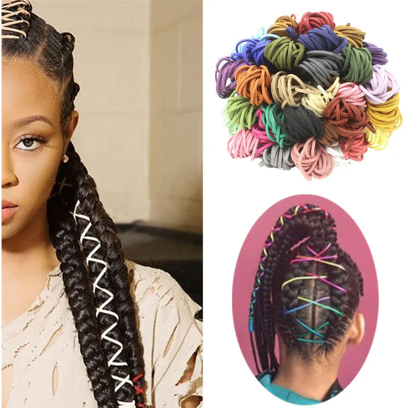 

Reggae Braided Method Rope Deer Velvet Hip-hop Holiday Style Hair Accessories Braid Braided Hair Tool 2.8mm Long 5m 18 Color