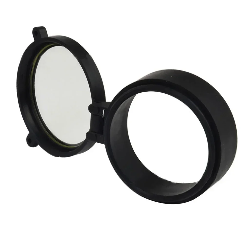 Universal HD Clear Lens Cover Dustproof Protective Cap for Hunting Optics - Quick Flip Design