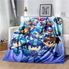 Cartoon Rockman Megaman Game Soft Plush Blanket,Flannel Blanket Throw Blanket for Living Room Bedroom Bed Sofa Picnic Cover Kids 2