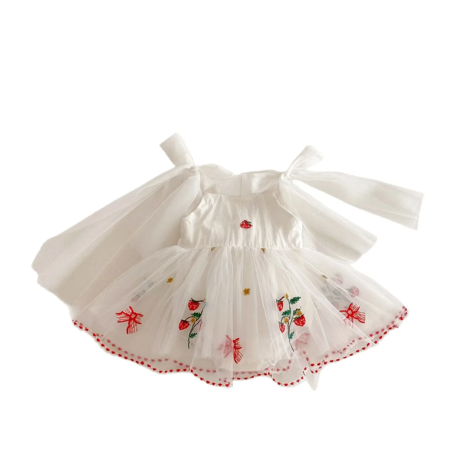 Princess Skirt Baby Girl Romper Cotton No Sleeve Bottom Covering Newborn Three Month Photo Shoot Dress Summer