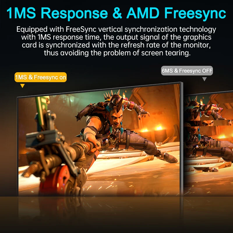 FHD 165Hz ũž , 1920*1080 100% SRGB, 1MS Freesync ӿ ǻ ÷, IPS VA Ŀ ƮƮ ũ, HDMI/DP, 24 ġ