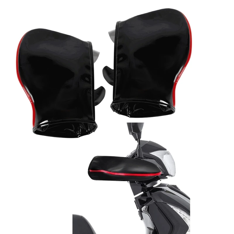 

Motorcycles Handlebar Gloves Muff for Cold Weather Waterproof Riding Mittens Windproof E-Bike Handguards Hand Protectors