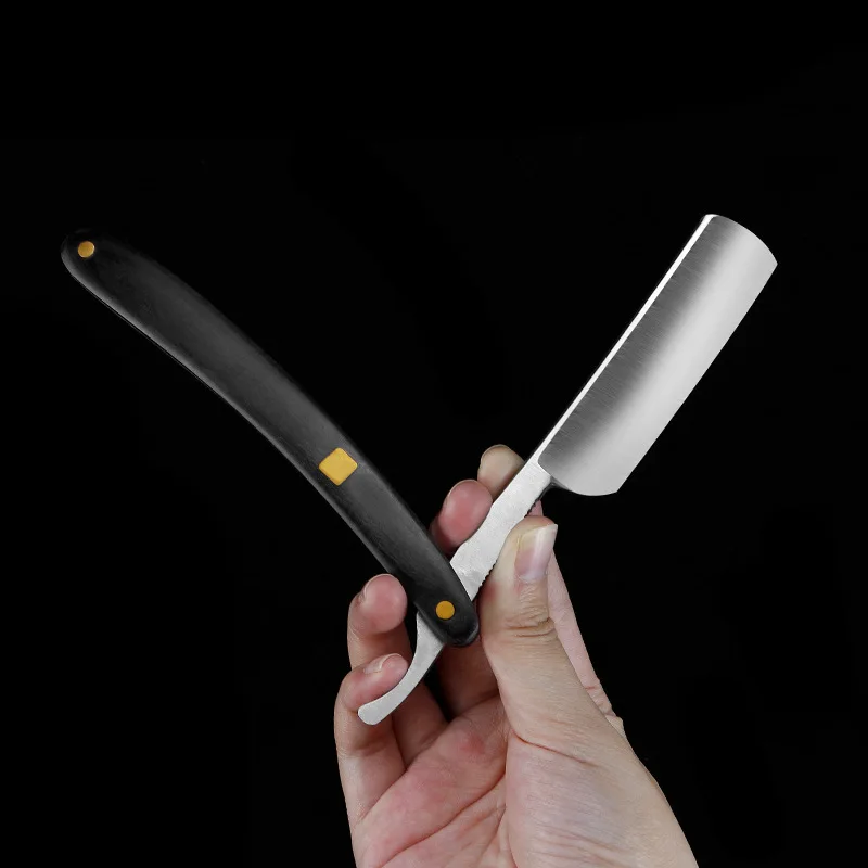 

Professional Straight Edge Barber Razor Premium Stainless Steel Shaver Razor with for Men Home & Salon Grooming Using
