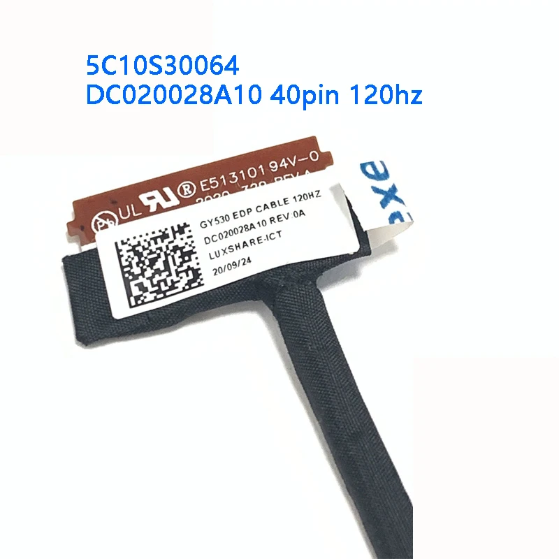 New Original Laptop LCD Cable For LENOVO 3-15IMH05 GY530 40pin 120HZ 5C10S30064 DC020028A10 30pin 60HZ 5C10S30063 DC020028900