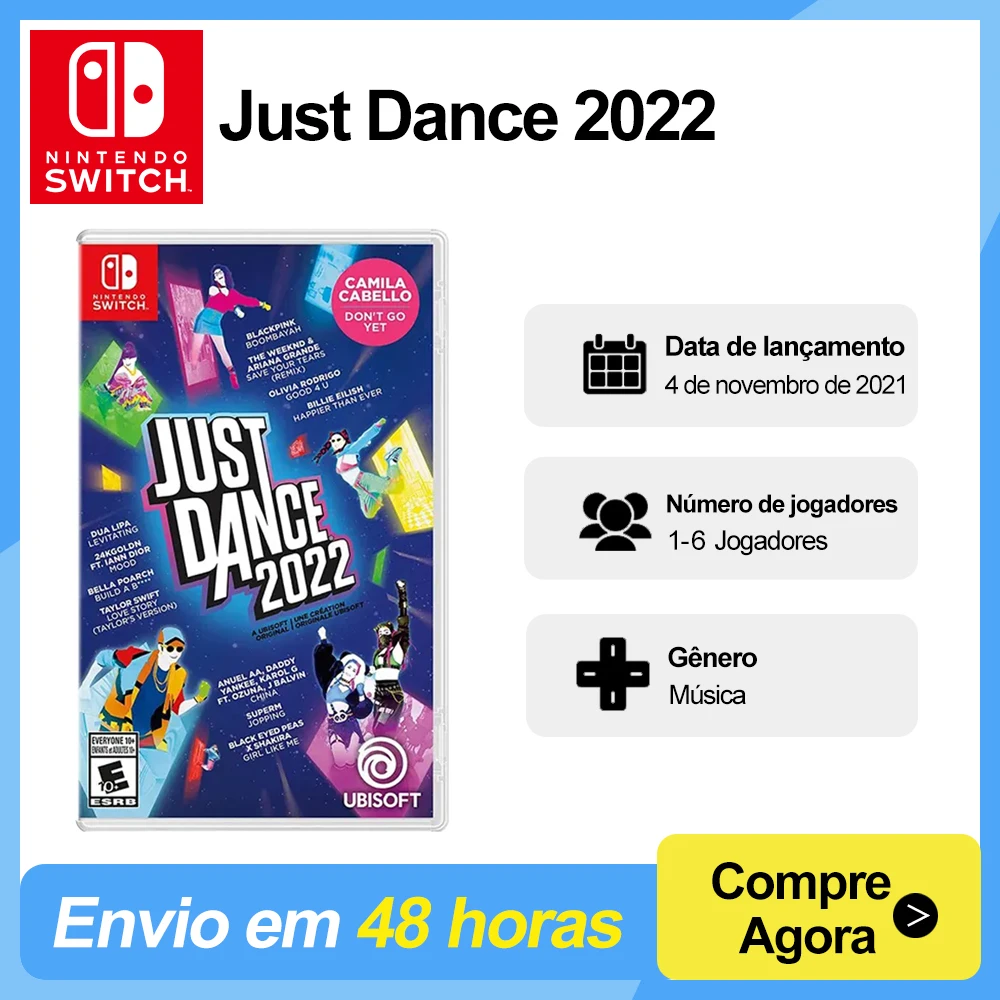 Just Dance 2022 Nintendo Switch Ofertas de Jogos 100 Oficial Original