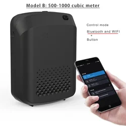 Wall - Mounted Electric Bluetooth Aroma Diffuser with Built - in Fan - UK (B - Black - WIFI)