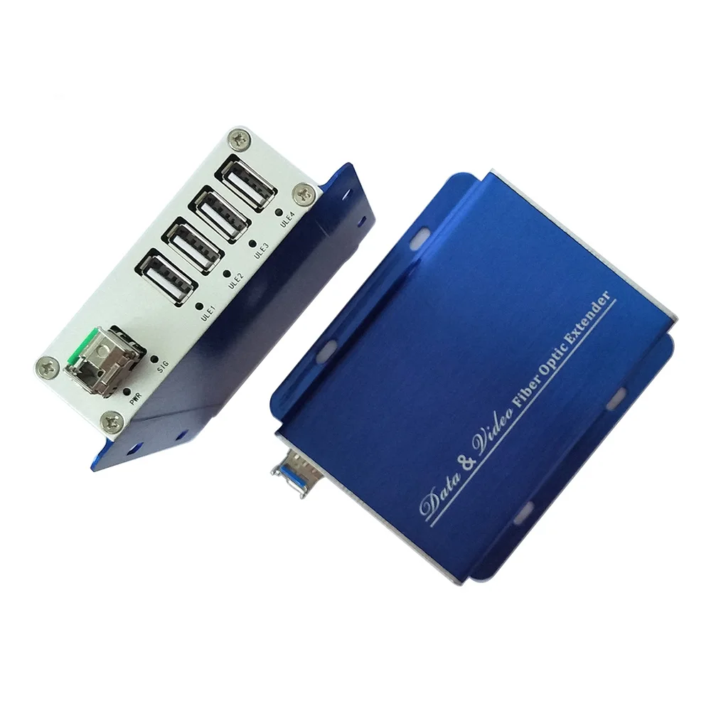 

4 port usb 2.0 extender optical fiber extender usb