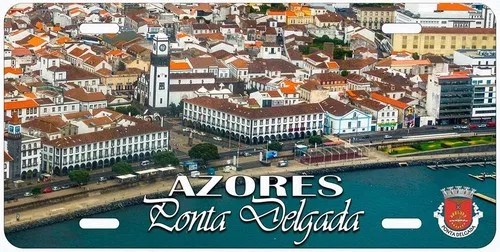 Ponta Delgada Azores 참신 자동차 번호판 알루미늄