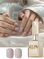 1Pc 15ML Grey Pink Semi - Permanent Soak Off UV LED Gel Nail Polish (M045)