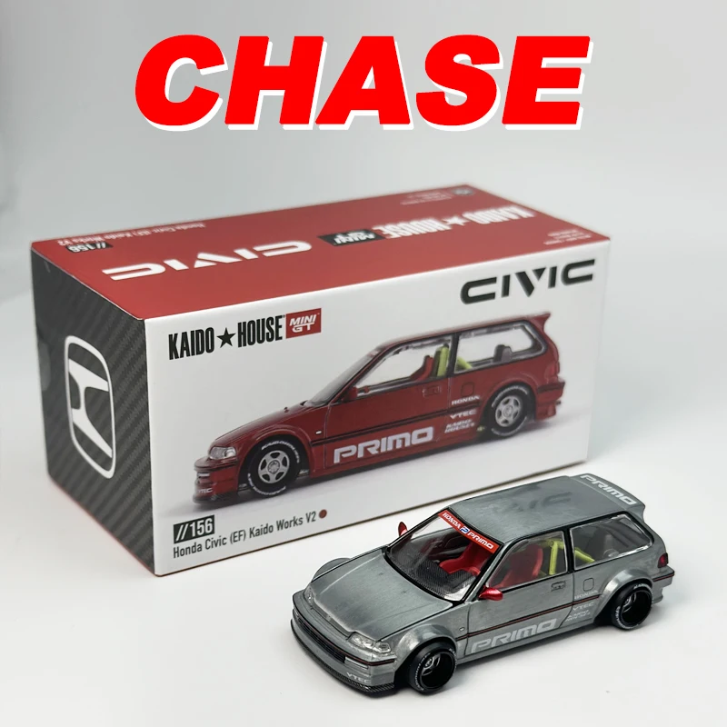 KAIDO HOUSE Honda Civic (EF)チェイス Chase* Kaido House x Mini GT Honda Civic (EF) Kaido Works V2