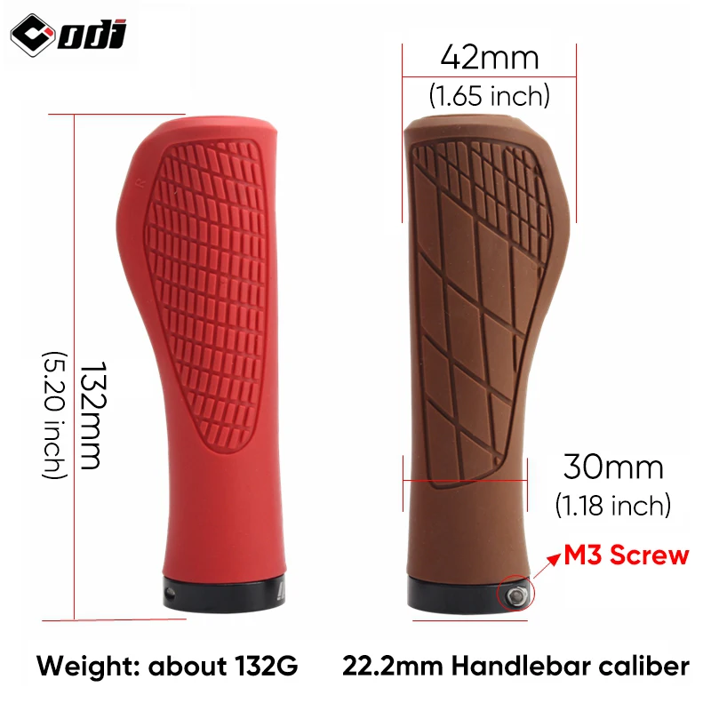 Bicycle Handlebar Grips Rubber MTB Grips Lock-on Grip Shockproof Anti-slip Mountain Bike Handles Cover Cuff BMX Bike Accessories