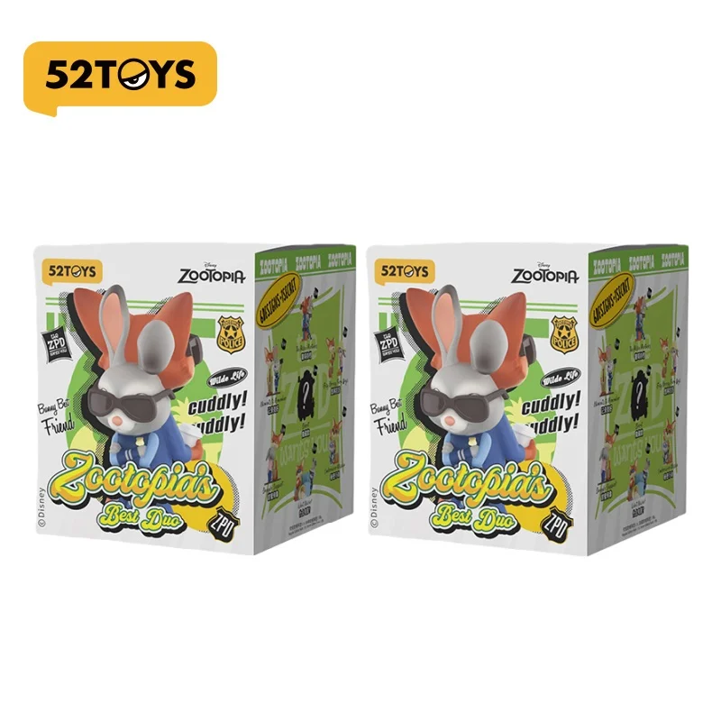 52Toys Disney Zootopia 2 Best Duo Blind Box Original PVC Anime