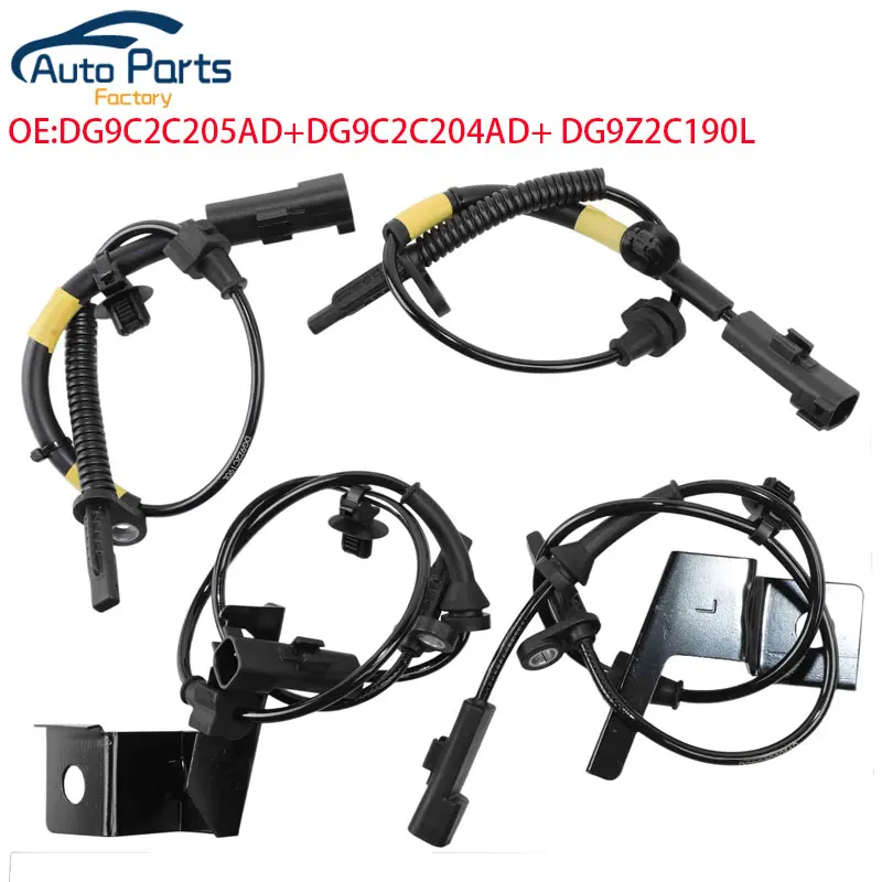 New front rear left right ABS wheel speed sensor for Ford Fusion Lincoln MKZ Mondeo DG9C2C204AD DG9C2C205AD DG9Z2C190L car abs speed sensor