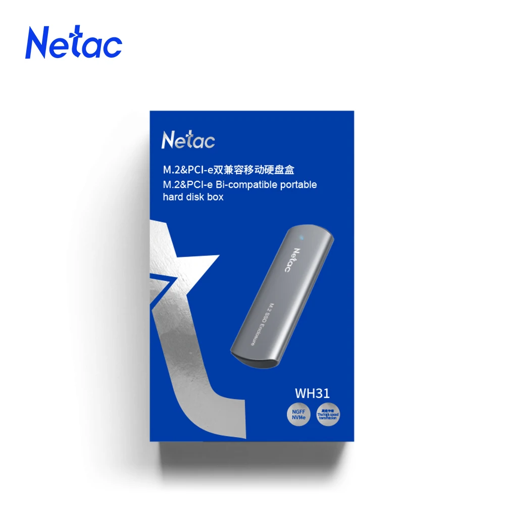 Netac SATA SSD ̽ NVMe M2 2280 2260 2242 2230   USB  ϵ ũ Ŭ, ޴ Ʈ ׼ WH31
