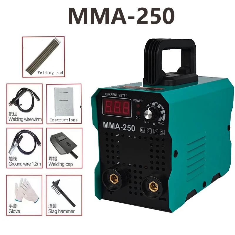 Portable Arc Welding Machine With Full Set Accessories 220V 110V Car Repairing Tools