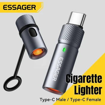 Essager TypeC Mini Cigarette Lighter Tungsten Wire Blowing Safety and Energy Saving Without Charging Can Be Carried On The Plane 1