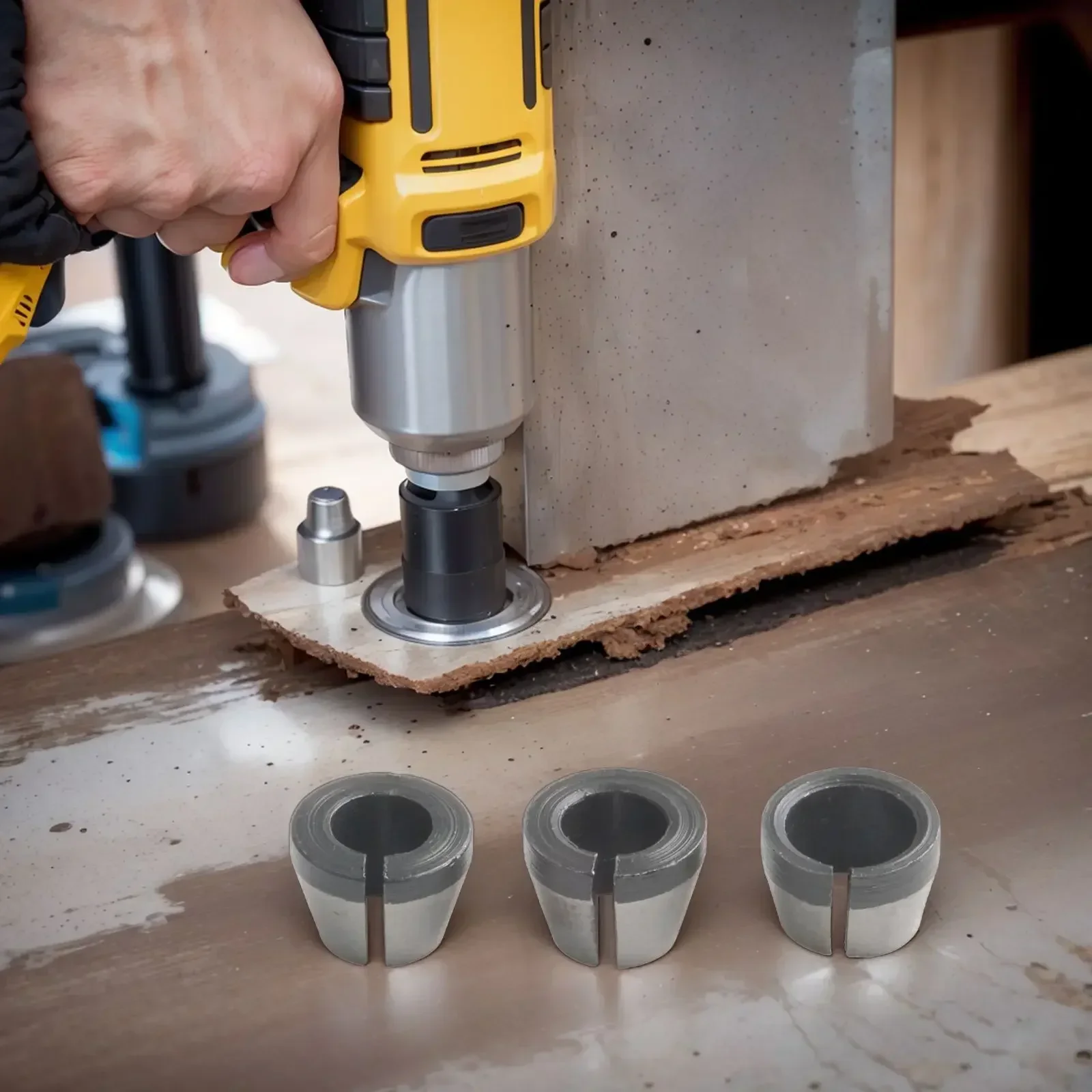 Jeu De 8 Collets Chuck Pour Machine à Graver - Diamètres 6mm, 6.35mm, 8mm, En Acier Carbone, Neuf