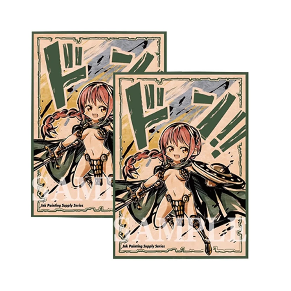 60PCS 67x92mm Standard Size Laser Anime Card Sleeves Board Game Cards Protector for MGT/PTCG Christmas/Halloween Gift