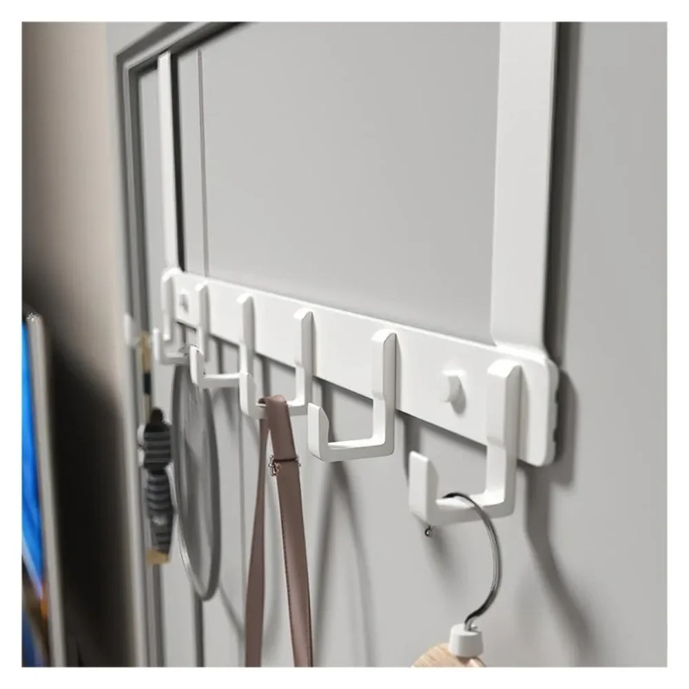 Description Picture 4 of itemStorage Hooks Over The Door 6 Hooks Clothes Coat Hat Towel Hanger Home Organizer Rack Bathroom Kitchen Accessories Holder