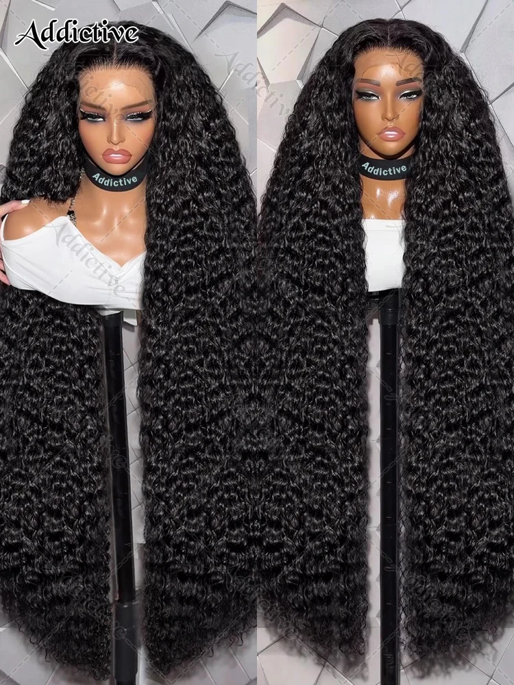 Deep Wave HD Lace Front Human Hair Wigs Transparent Brazilian 30 40 Inch Water Wave Lace Frontal Wig For Women human hair wig,lace front wig,human hair wigs,front lace wig