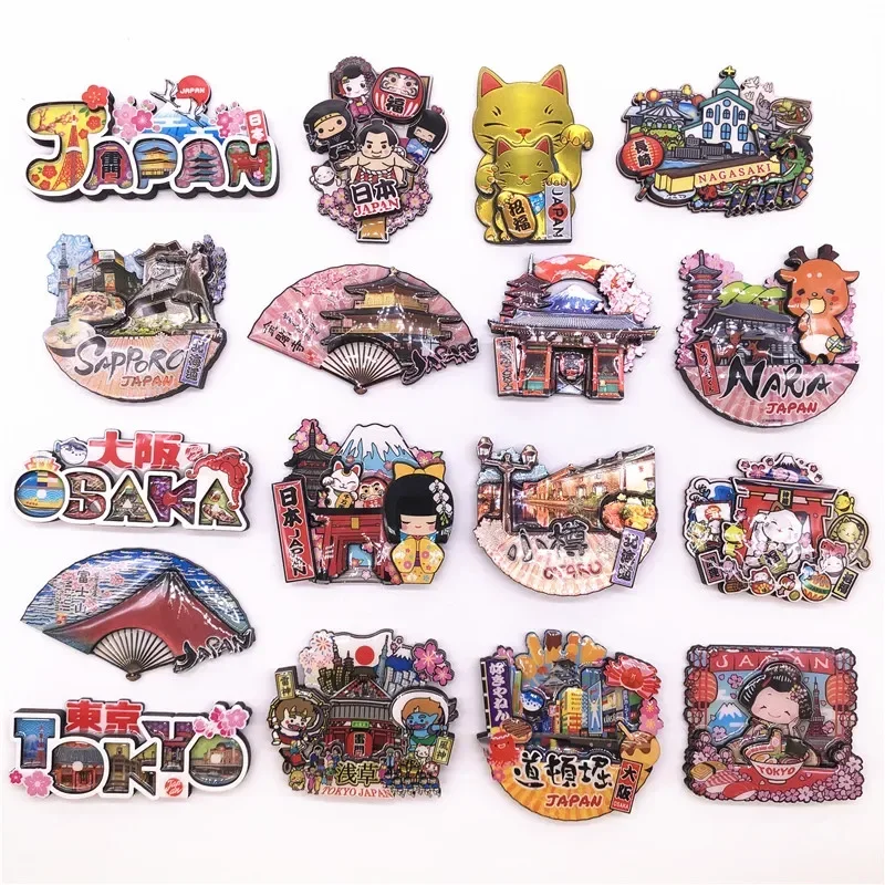 Nara Giappone turistico souvenir frigorifero magnete attrazioni