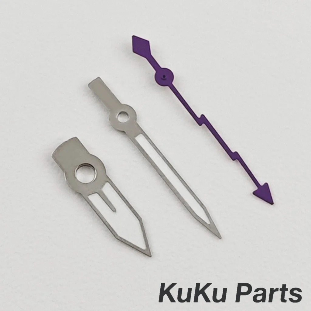 Green Super Luminous Lightning Second Hand for Watches - Precision Needle Pointer Parts