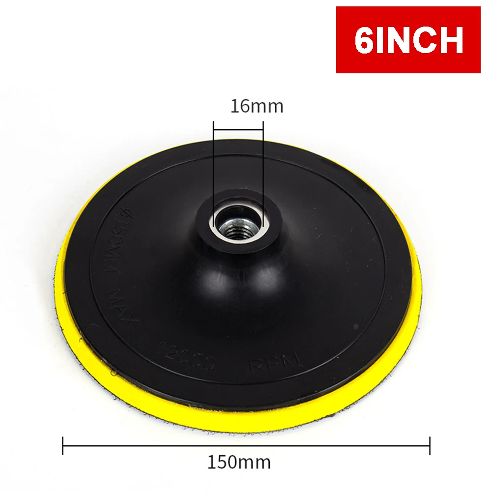 Professional Grade Self Adhesive Disc and Drill Rod Set, 37Inch M16, Perfect for Wall, Car, and Stone Polishing