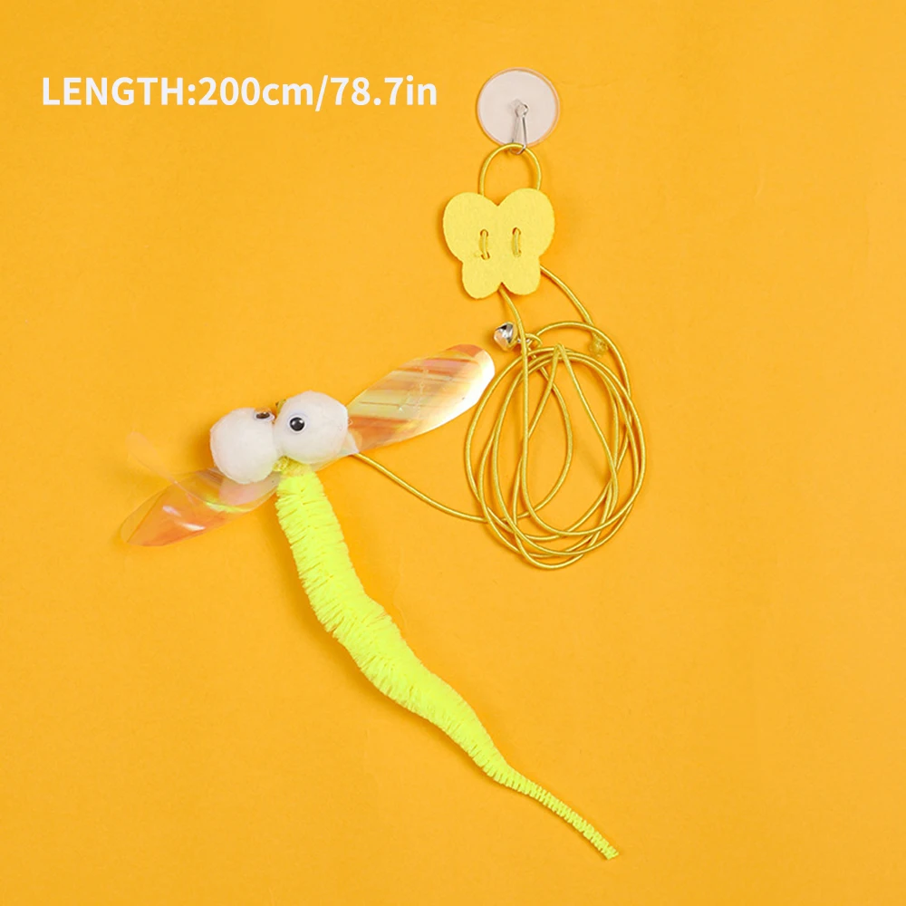 Hanging Feather Cat Teaser Toy 2