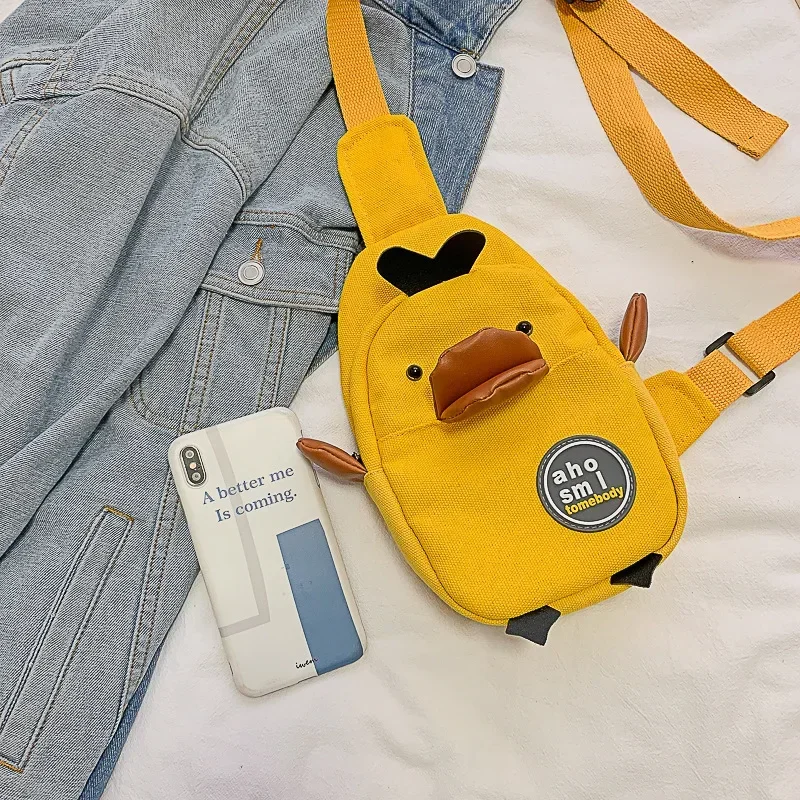 Cute Duck Canvas Kids Bag 3