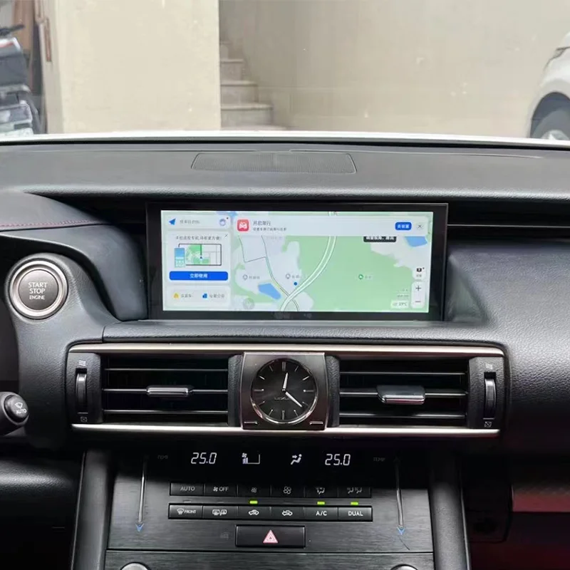 10,25 ''para Lexus IS 250 200 300 350 200T 300H Android 13 CarPlay Qualcomm 2013 2017 menú OEM reservado reproductor de vídeo de Radio de coche 5