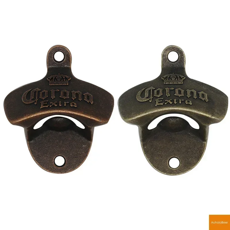 Bottle Opener Wine Opener Retro Bar Wall Decorative Bottle Opener Wall Mounted Hanging Openers Alloy Electroplating Process Bar Cafe Decoration