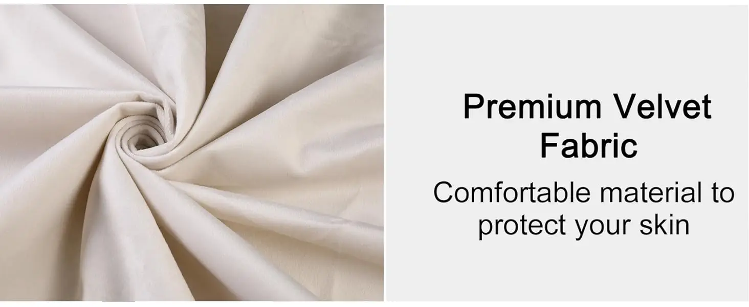 Beige velvet fabric