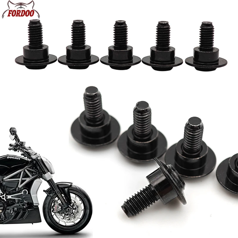 オートバイのボルトとナット Compatible With Ducati For Monster For S2R 800 821 7 バイク バイク用ネジ Compatible With Ducati For Monster 696 For Monster 796 For