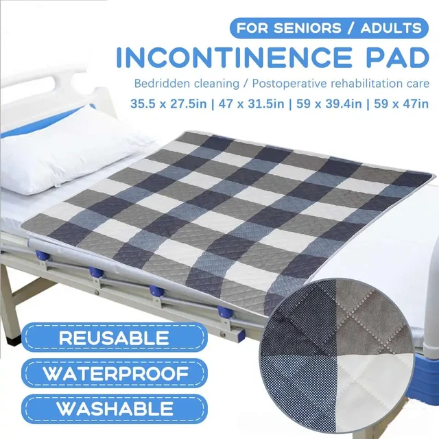 Urine Mat Elder Incontinence Pad Bed Protector Adult Diaper Nappy
