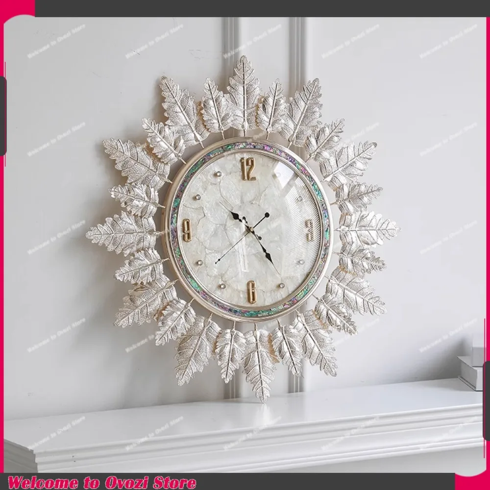 Nordic Design Wall Clocks Modern Living Room Luxury Round Wall Clock Unique Quiet Pendule Horloge Murale Furniture Decoration