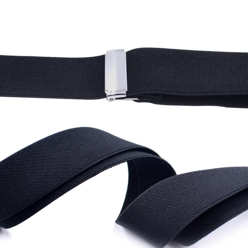 Men\'s Suspenders Braces Hunting Hook Suspenders Adult Suspensorio Tirantes Hombre Bretelles Motorcycle Hook Strap 3.5cm