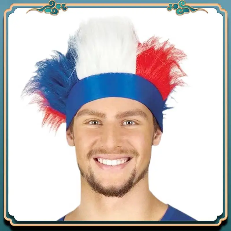 Latest Blue White Red Headgear Universal Match Props For Football Match, Festival Events, Match