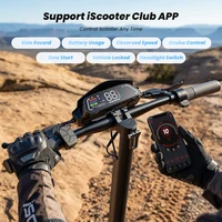 iScooter iF1 Electric Scooter 1200W E-Scooter 48V 10Ah Escooter 45KM High-Speed Support APP Aviation Grade Aluminum Alloy Foldable Scooter 4