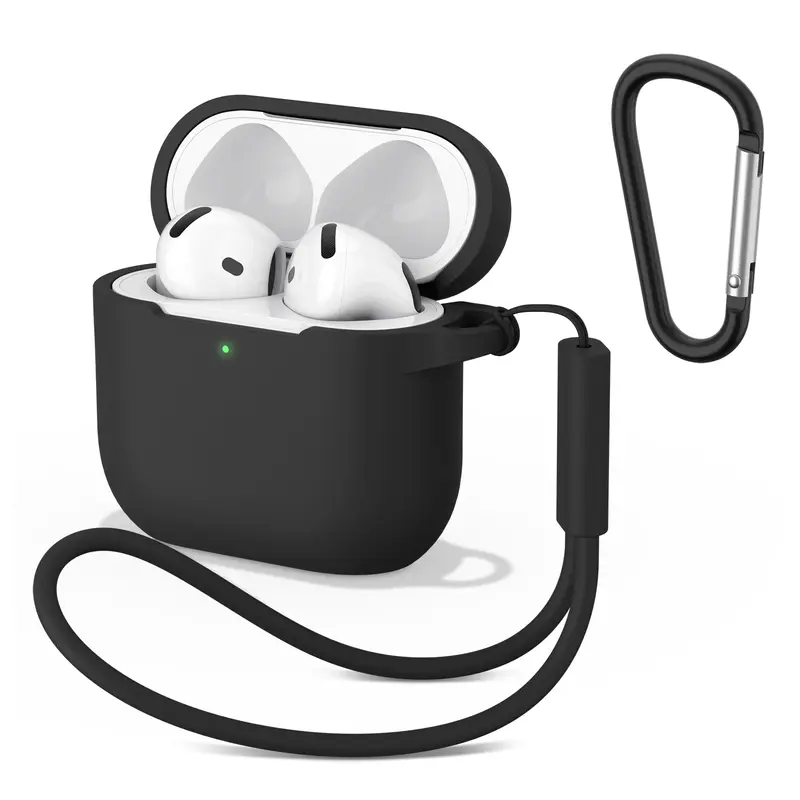 Silicone Cases For Apple Airpods 4 Earphones Accessories Wireless Bluetooth Headset Cover For Apple Air Pods 4 Protective Case - Image 8