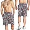 New Men's Summer Shorts Loose Fashion Shorts 3D Printing Casual Maori Ethnic Pattern Harajuku Trunks Sports Quick Drying Shorts 4