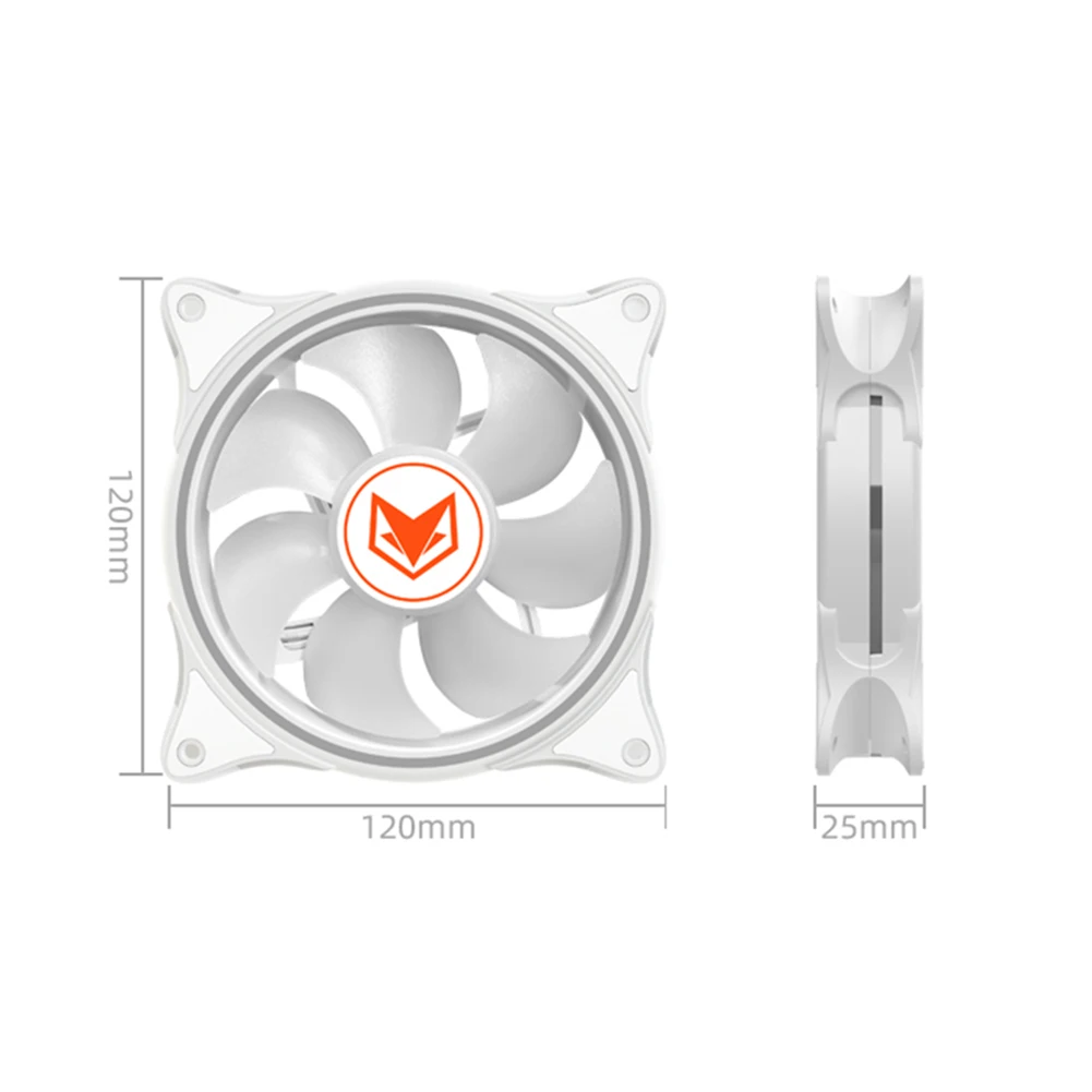 COOLMOON-120mm ̽ , 5V 3  ARGB ̽  , 12V 4  PWM ǻ  , 24 LED ׼, 2-6 