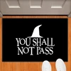 You Shall Not Pass Doormat Floor Mat Rug Carpet Anti-slip Halloween Home Decor Accessory Custom Gift 5