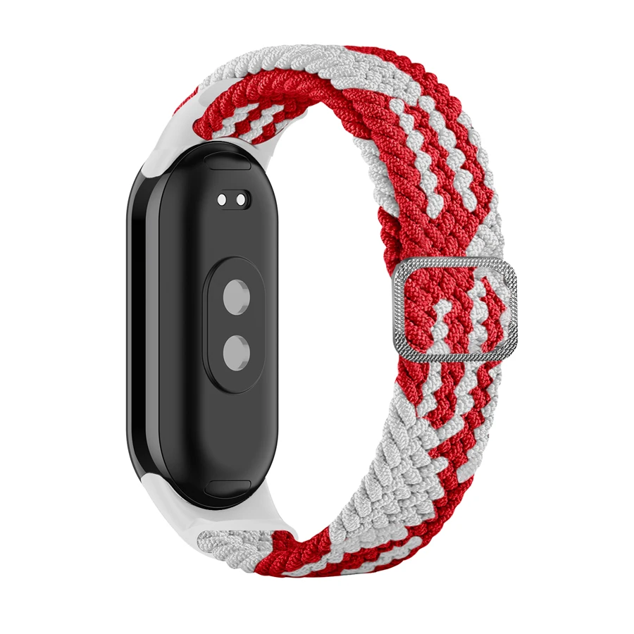 Elastic Nylon Braided Loop Adjustable Buckle Strap - Versatile Replacement Bracelet