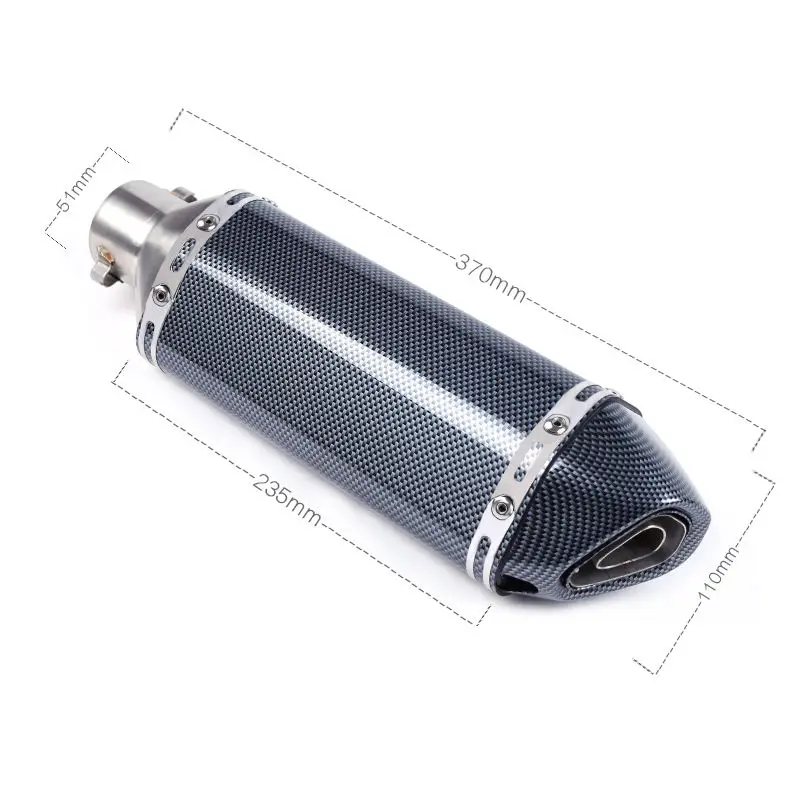 Motorcycle Escape Fit Exhaust For HONDA PCX 125 150 pcx125 pcx150 Motorcycle Scooter Exhaust Muffler Full System Middle Pipe - Image 5