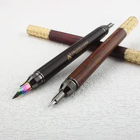 Double Headed Pen Tip Fountain Pen Extra Fine EF Nib Classic Design Caliber 3.4MM, Metal Stainless Steel Material Writing Pens 2