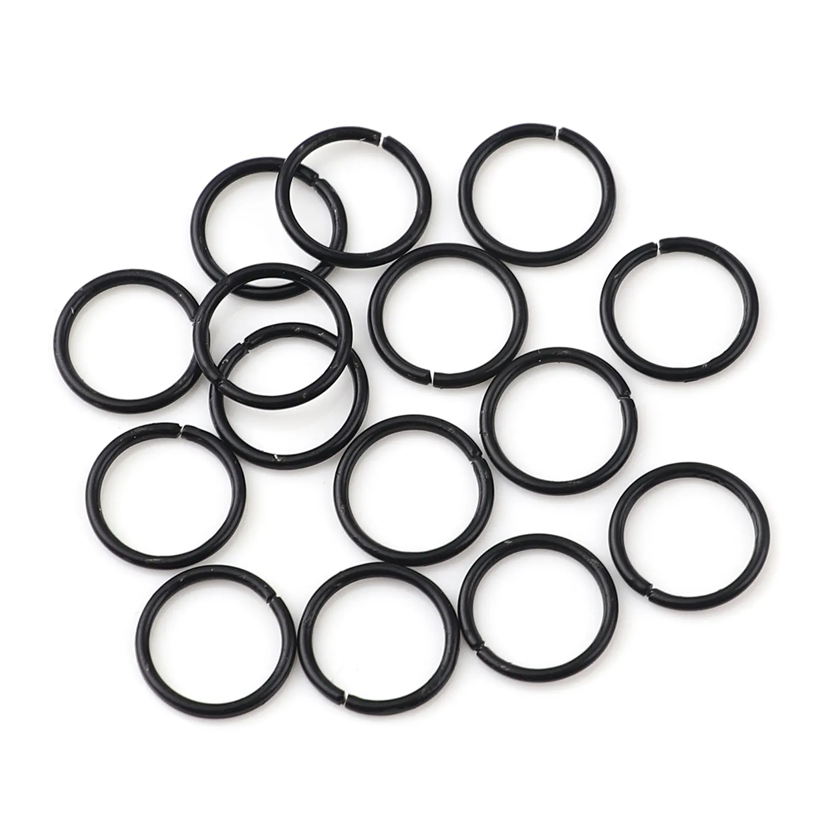 200 PCs/Set Multi-size Multi-Color Iron Based Alloy Open Jump Rings Findings Circle Ring for Making Jewelry DIY 3-12mm Wholesale