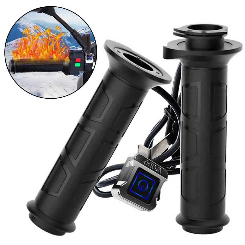 22mm Motorcycle Heating Grips Handlebar Electric Hot Heated Grips